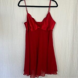 Victoria’s Secret Red Satin Babydoll